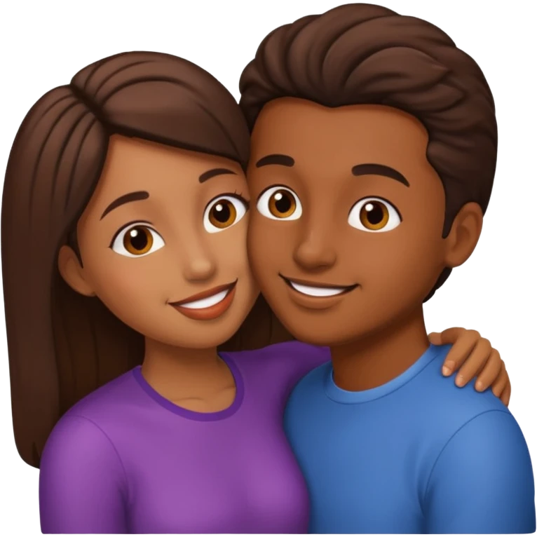 👩🏽emoji 🧑🏽 bunu öpüyor emoji