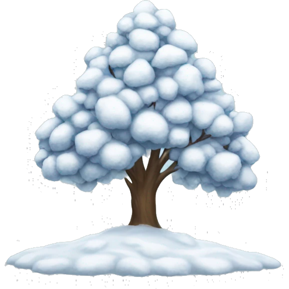 Snow tree emoji