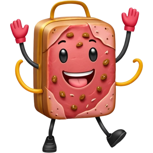 SPAM MEAT meme summer DANCE PARTY LANDSCAPE emoji