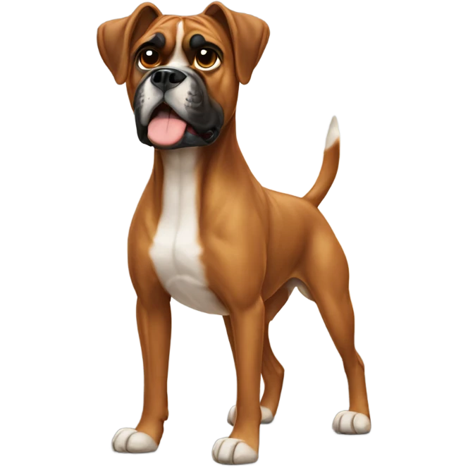 Boxer dog  emoji