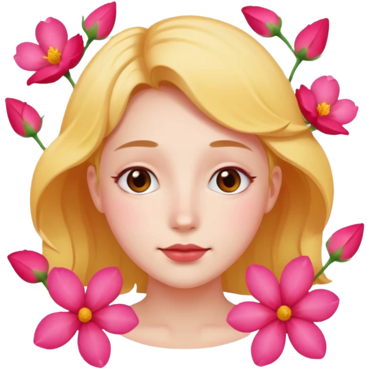 flower-bearing person emoji