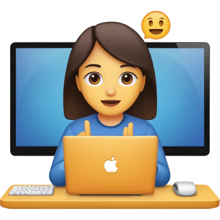 videollamada computadora emoji