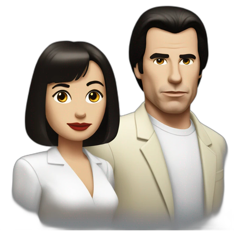 john travolta pulp fiction emoji