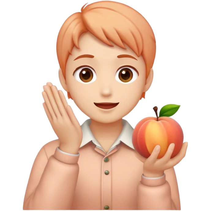 🍑and 👏 emoji