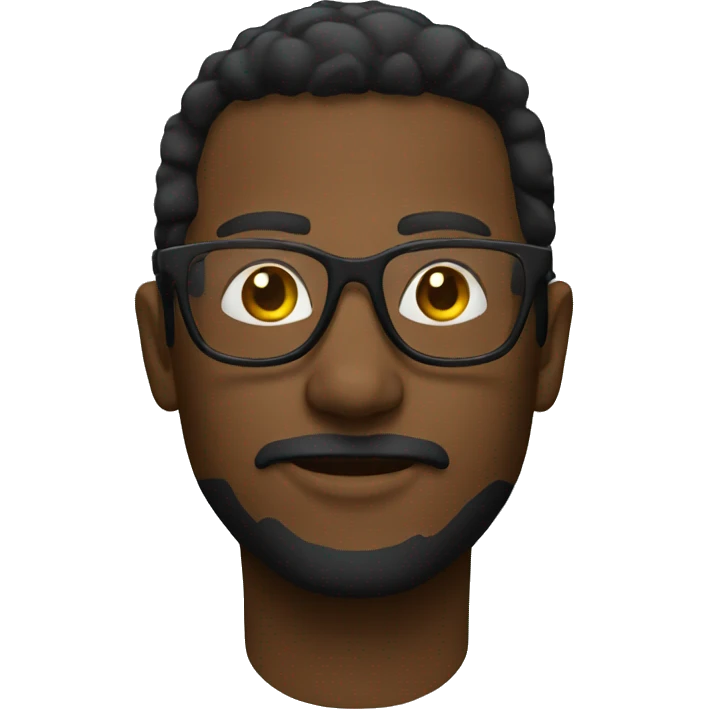 black glases emoji