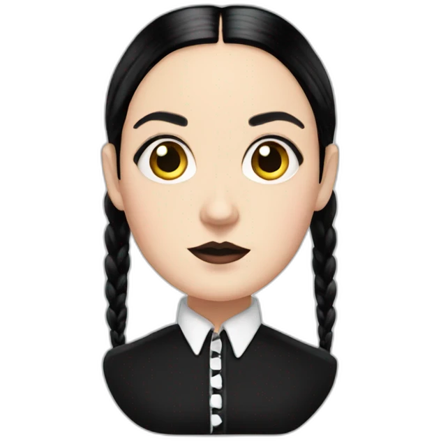 Wednesday Addams emoji