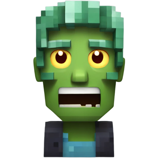Zombie de Minecraft emoji
