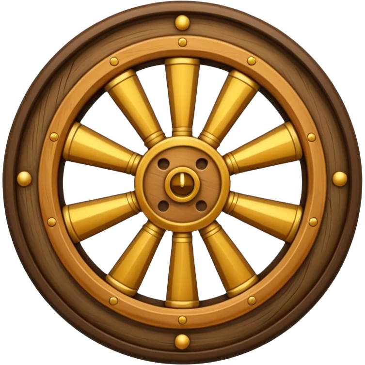 una ruota della fortuna emoji