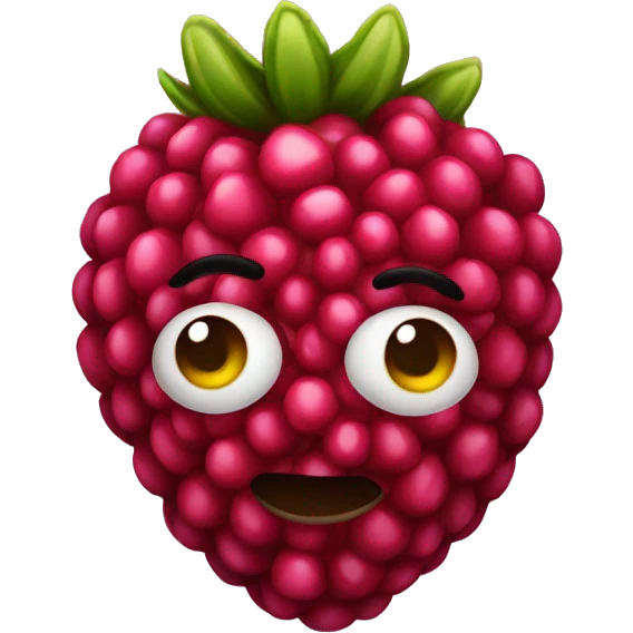 Rasberry emoji