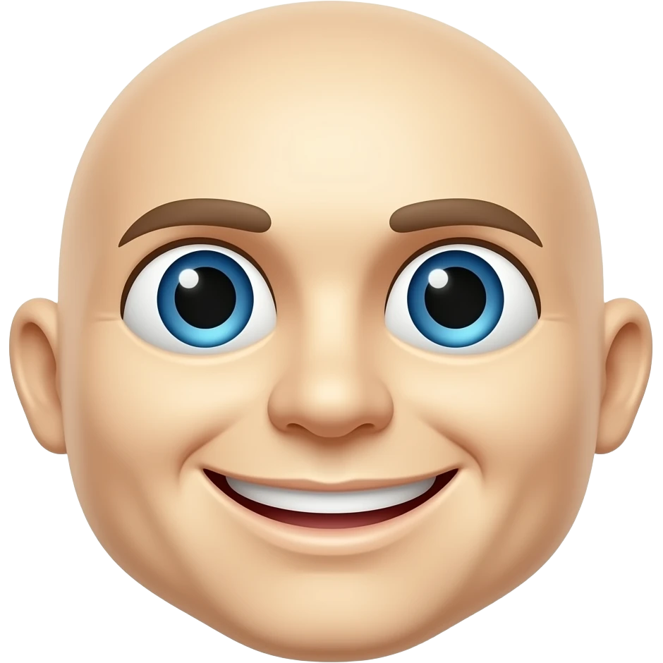 Keep this emoji as is just change the eyes to blue emoji
