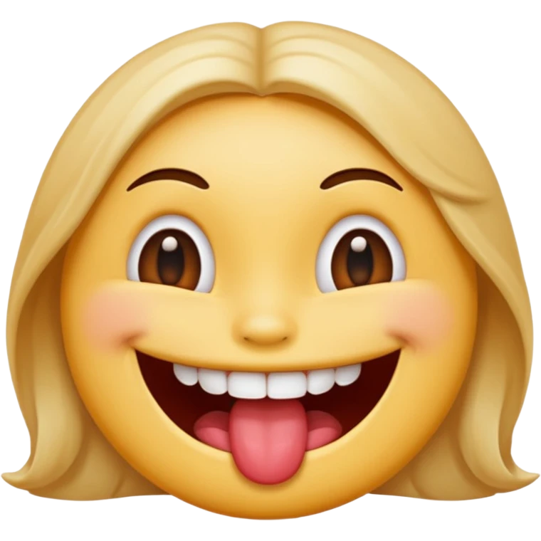 Smiley lip bite flirty emoji emoji
