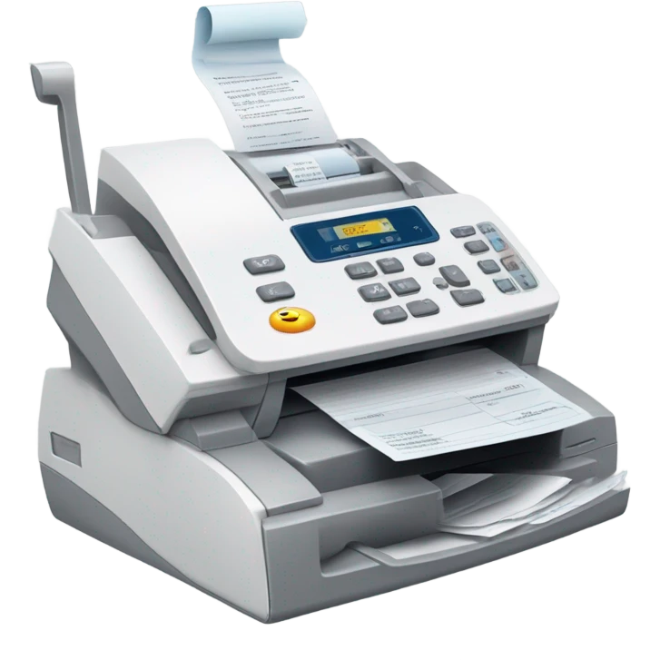Fax machine  emoji