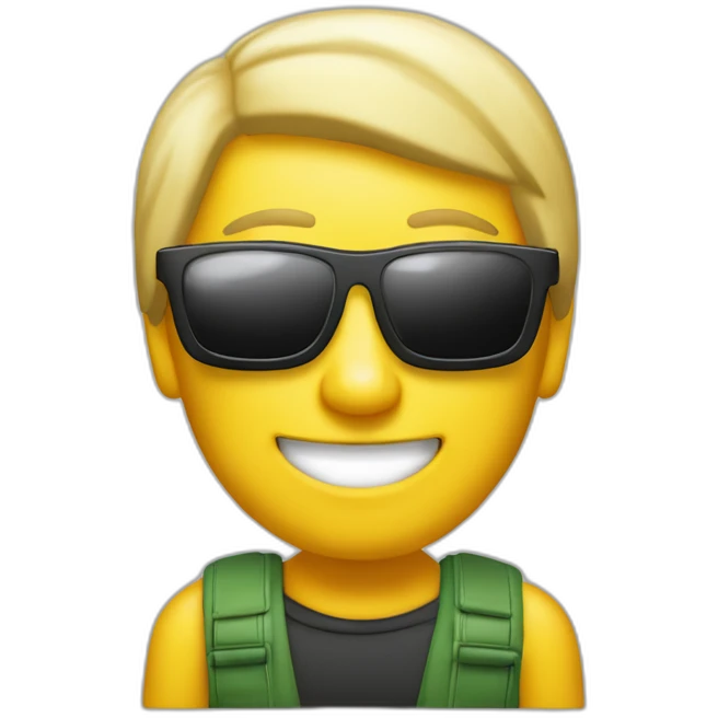Citroën C2 1.1I red with a dude driving with sunglasses and blonde hair emoji
