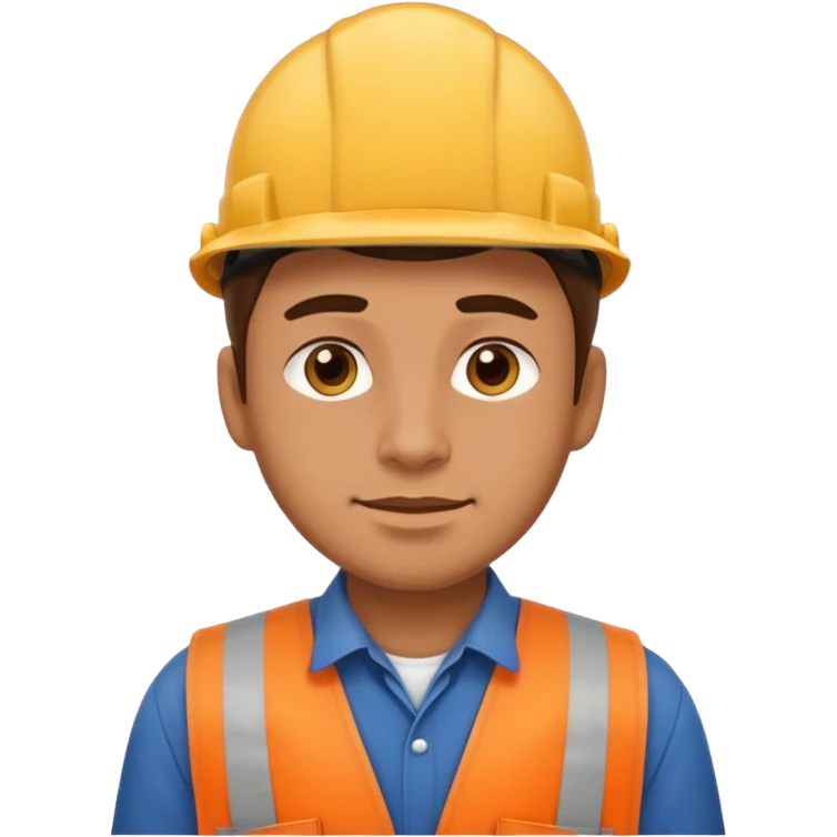 man character in worker clothes emoji