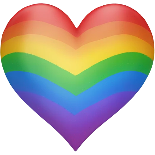 Rainbow heart emoji