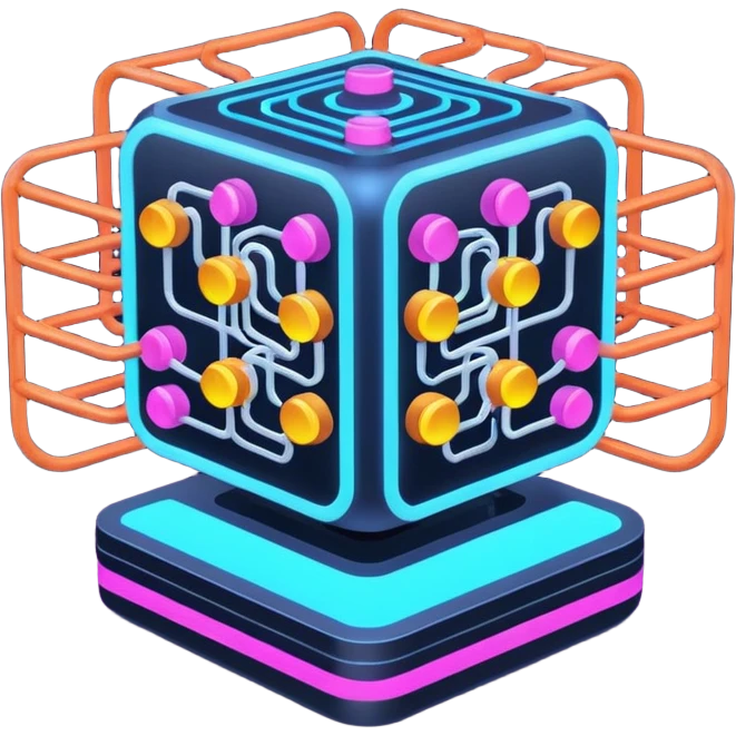 a 2-3-2 multi-layer perceptron emoji