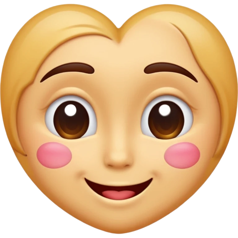 A single emoji that's feeling a whirlpool of happiness. Blushing and feeling in love. Grinning and smiling and making a kissy face. Something sweet and perfect to send to someone you love. Not a familiar love something deep and profound. Something unique. emoji