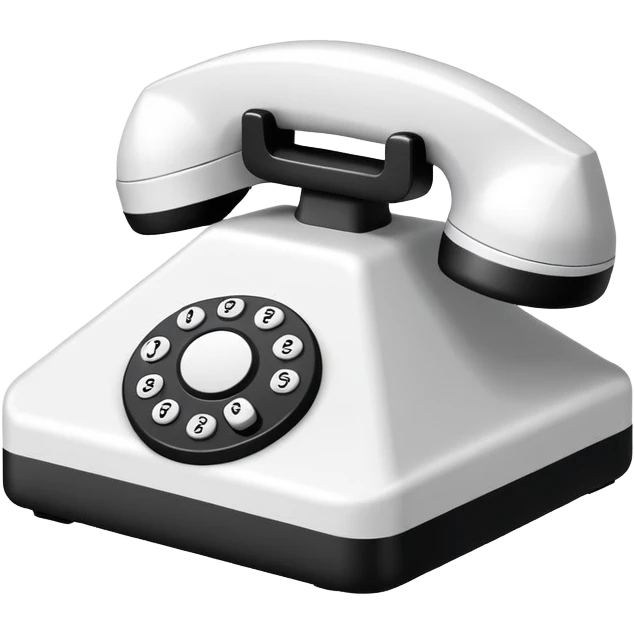 vector for caller in balck and white theme  emoji
