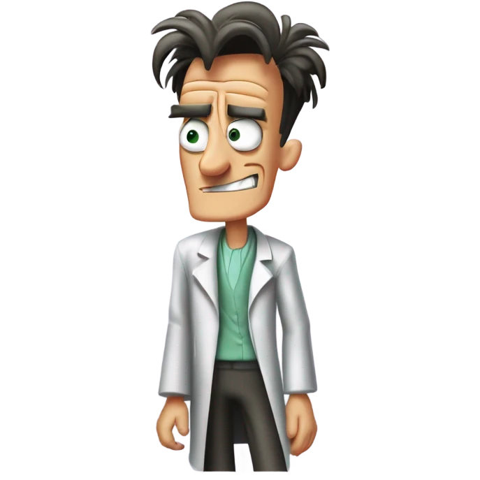 Dr. Heinz Doofenshmirtz from Phineas and Ferb emoji