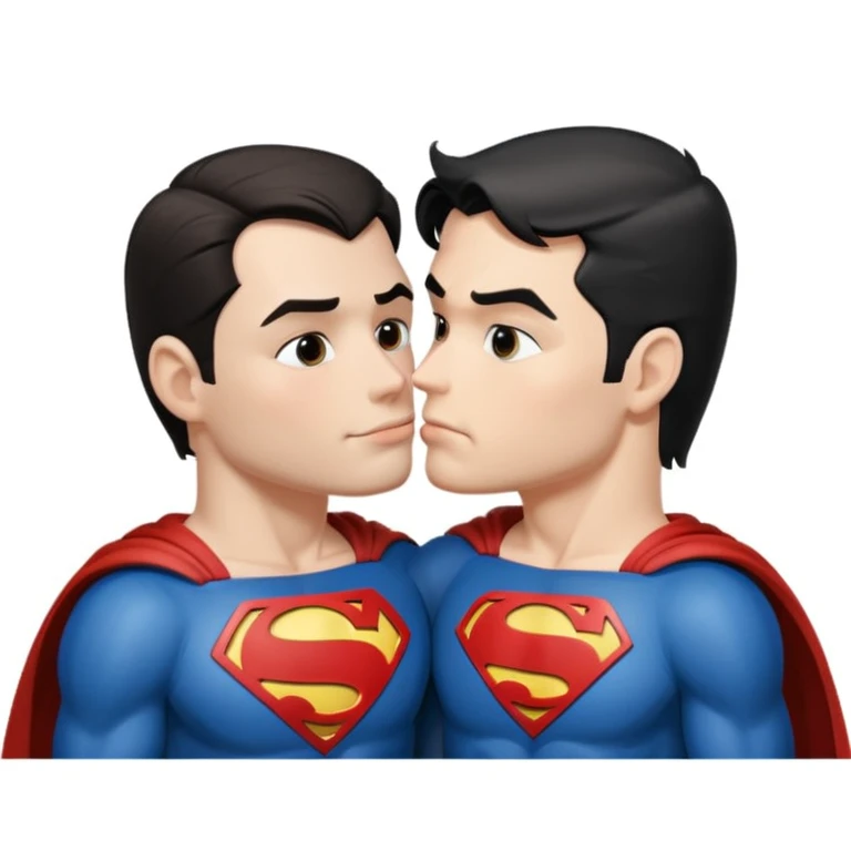 بتمن و سوپرمن لب بگیرن emoji