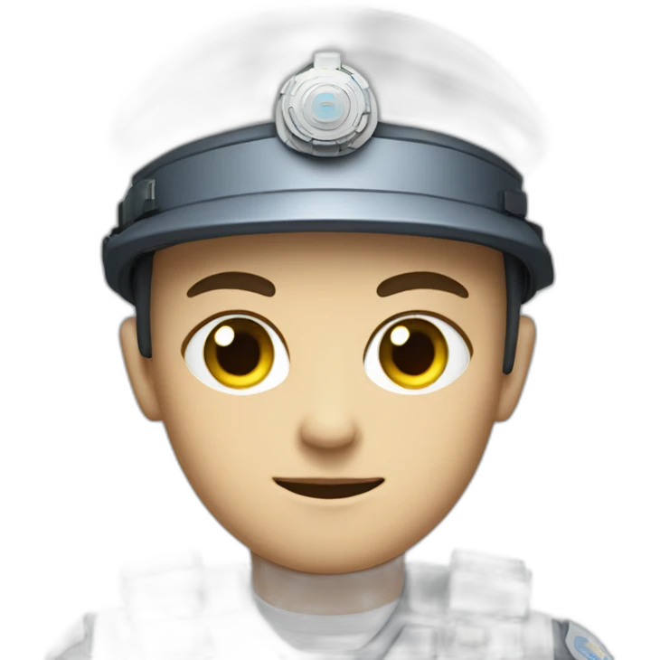 Artificial intelligence police emoji