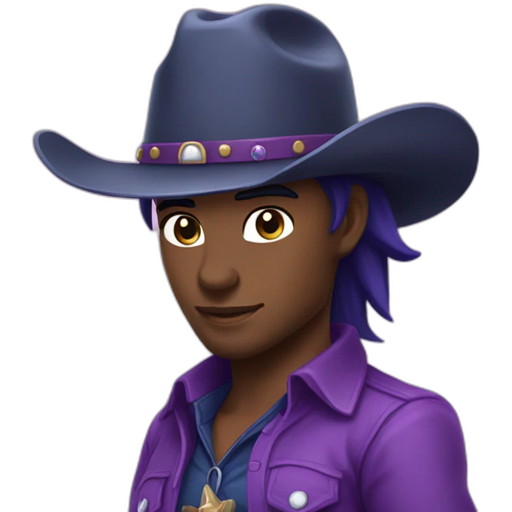 twilight sparkle cowboy emoji