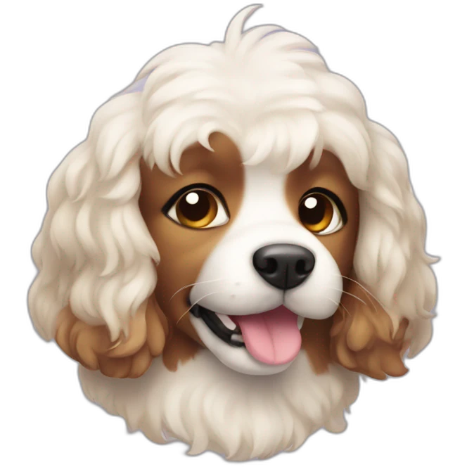Very cute dog emoji