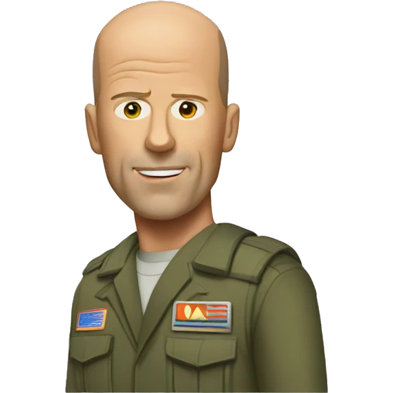 bruce willis from the armageddon emoji