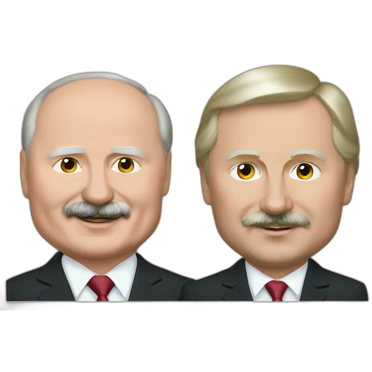 Alexander Lukashenko with Putin emoji