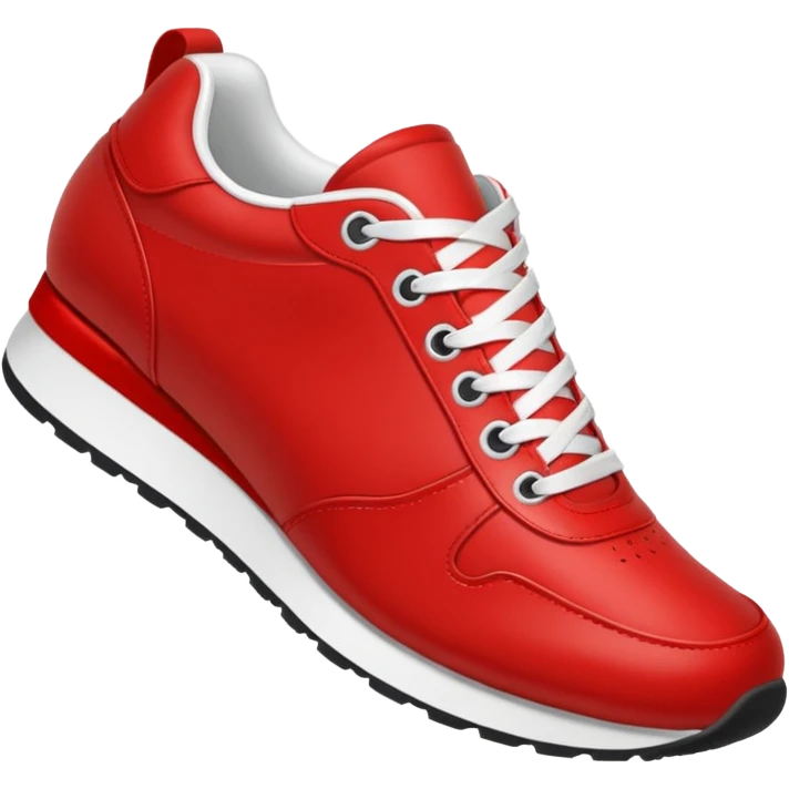 red sport shoue emoji
