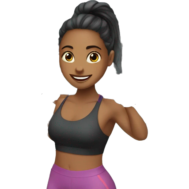 Girl in the gym emoji