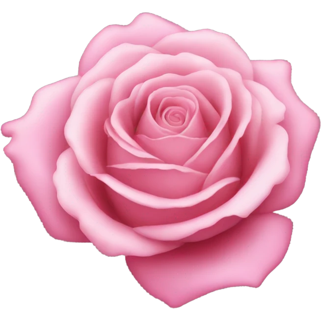 Pink rose emoji