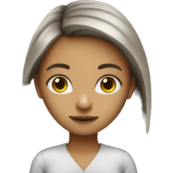 Girl in marketing emoji