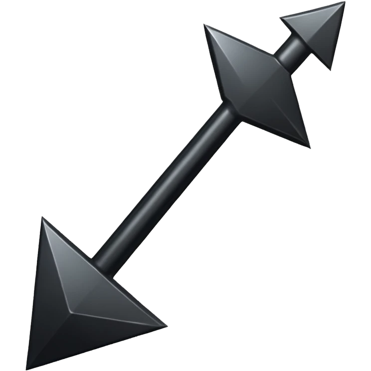 black round arrow emoji