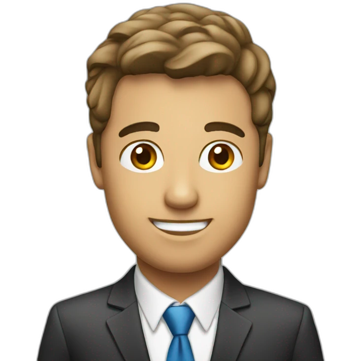 businessman growing his business emoji