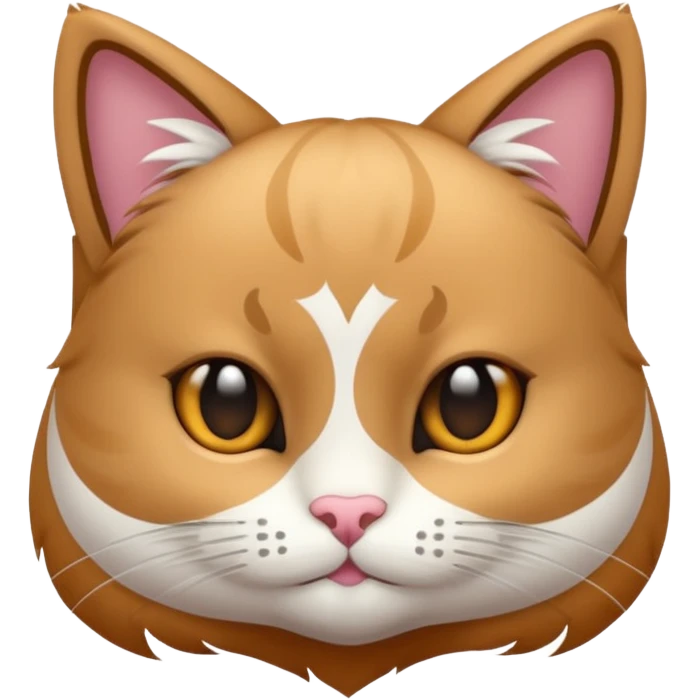 Gato celeste animado y con blanco emoji