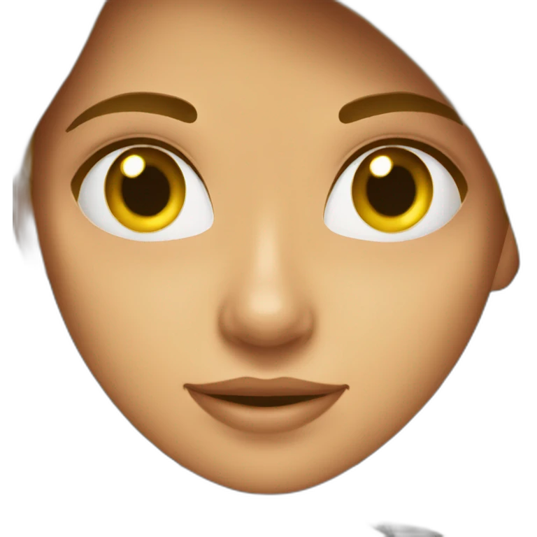 de una chica exploradora emoji