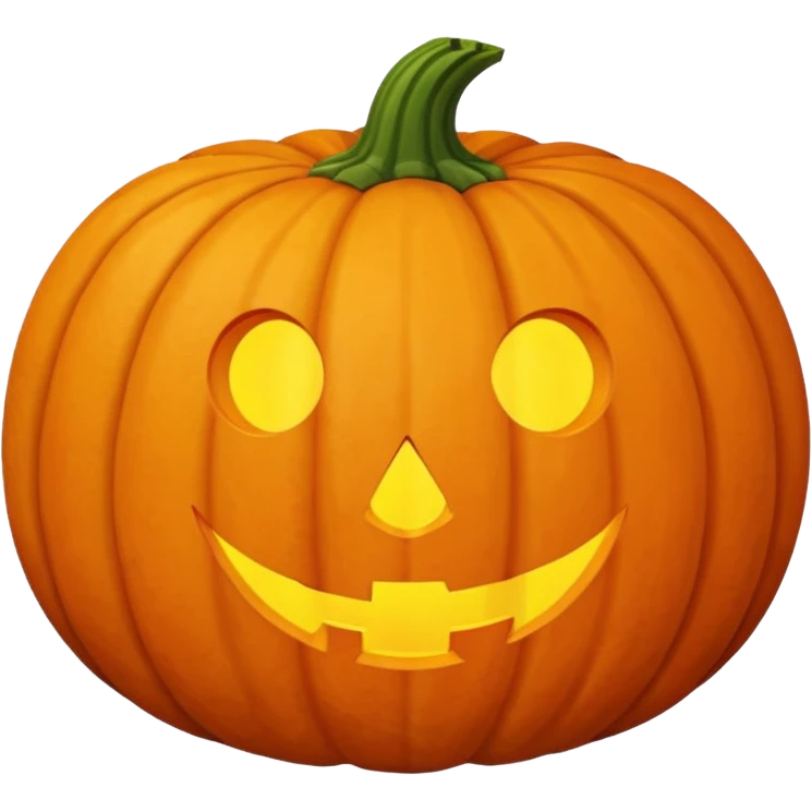 pumpkin without face emoji