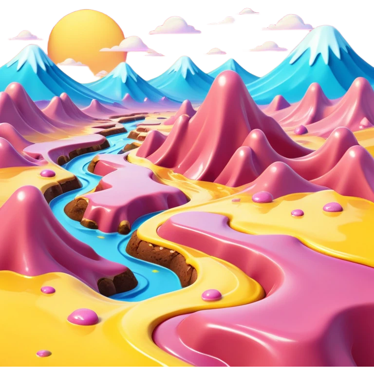 spam land surreal dali melting landscape emoji