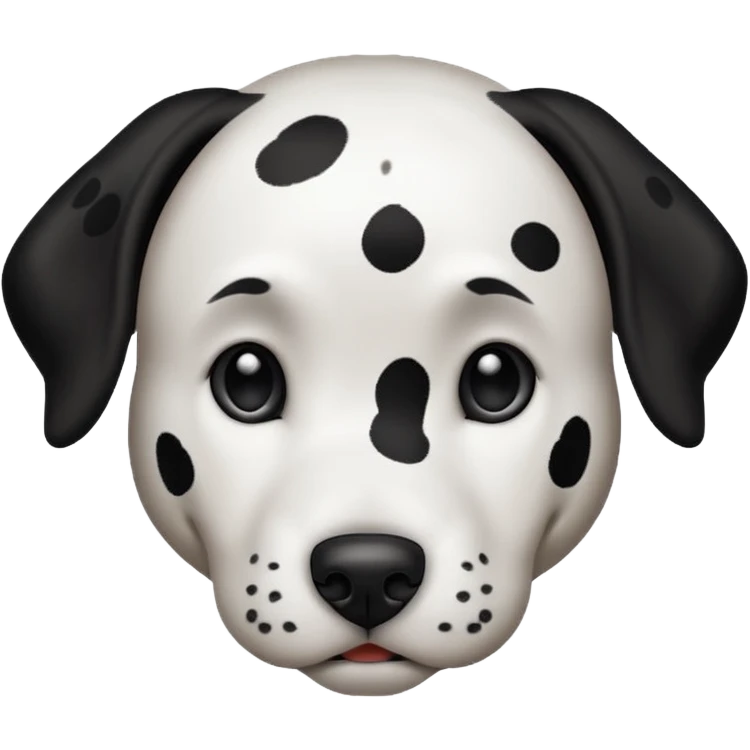 dalmatian face emoji