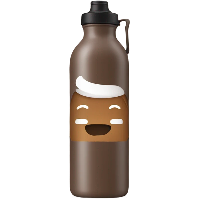 brown water bottle  emoji