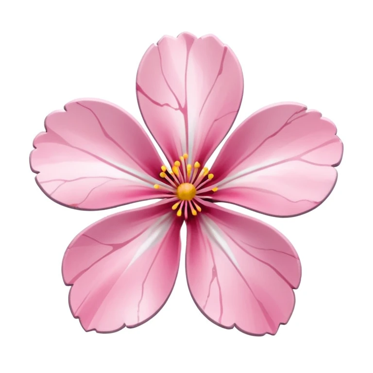 sakura flower with marble texture emoji
