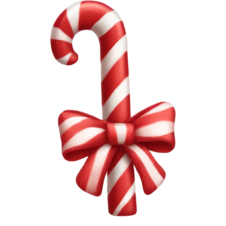 a candy cane emoji