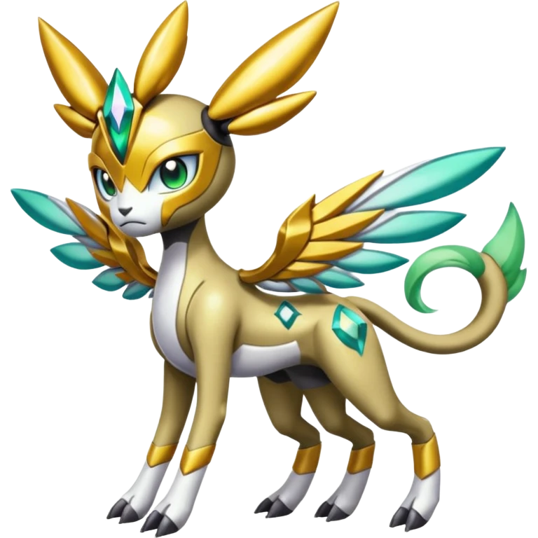 Shiny Colorful Soft Smooth Romantic Tough Cool Big Meloetta-Wargreymon-Pokémon-Digimon-Fakémon-fusion-hybrid-creature emoji