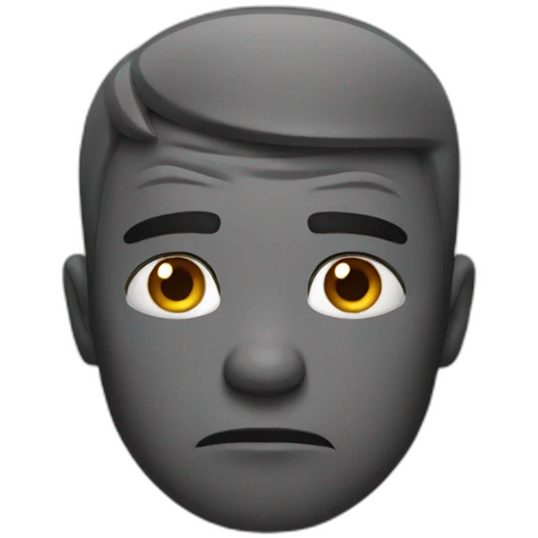Frustrated emoji