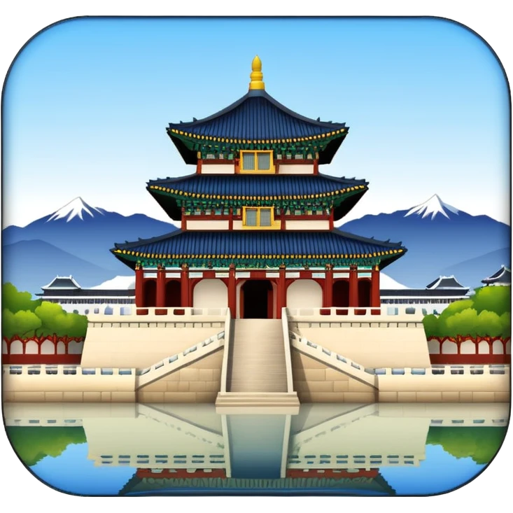 South Korea 
Gyeongbokgung Palace castle emoji