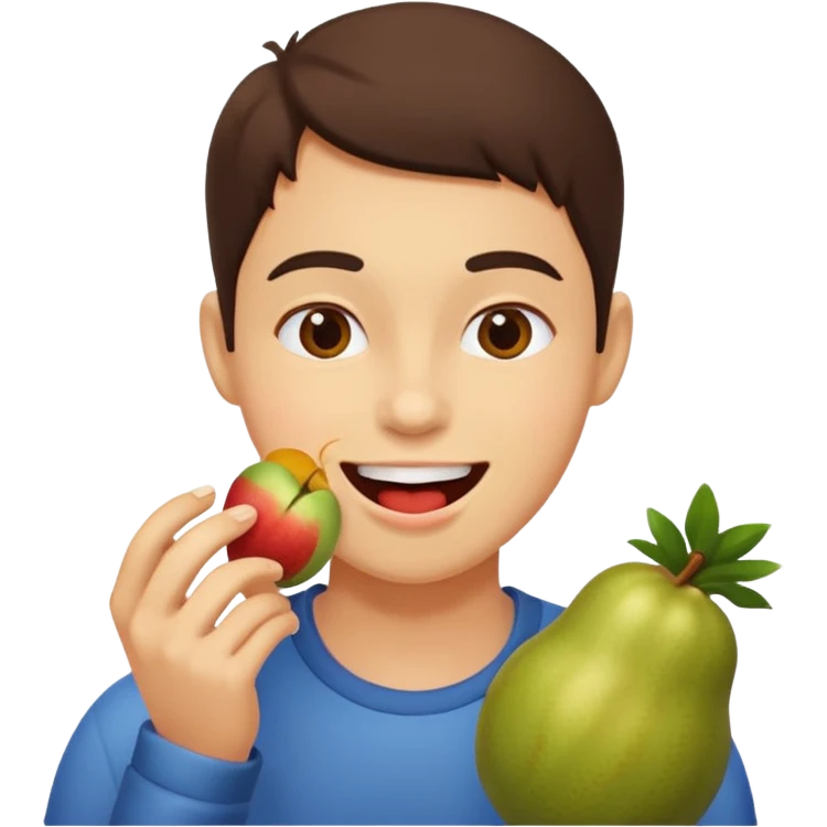 eating fruits emoji