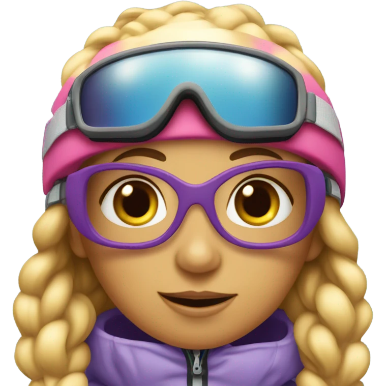 Sophie going skiing emoji