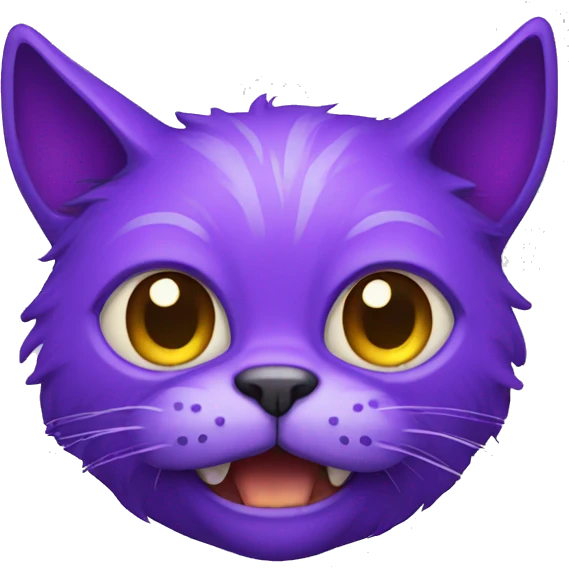 purple monster cat emoji