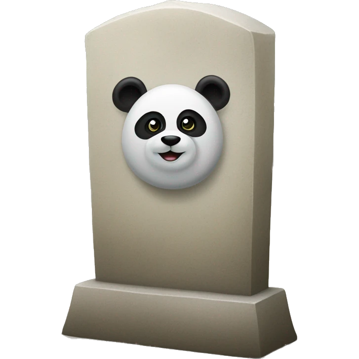 Urs panda cu stele în loc de ochi emoji